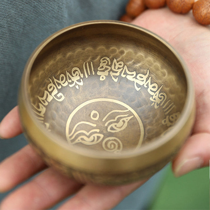 Tibetan Copper Singing Bowl Set — product view 4