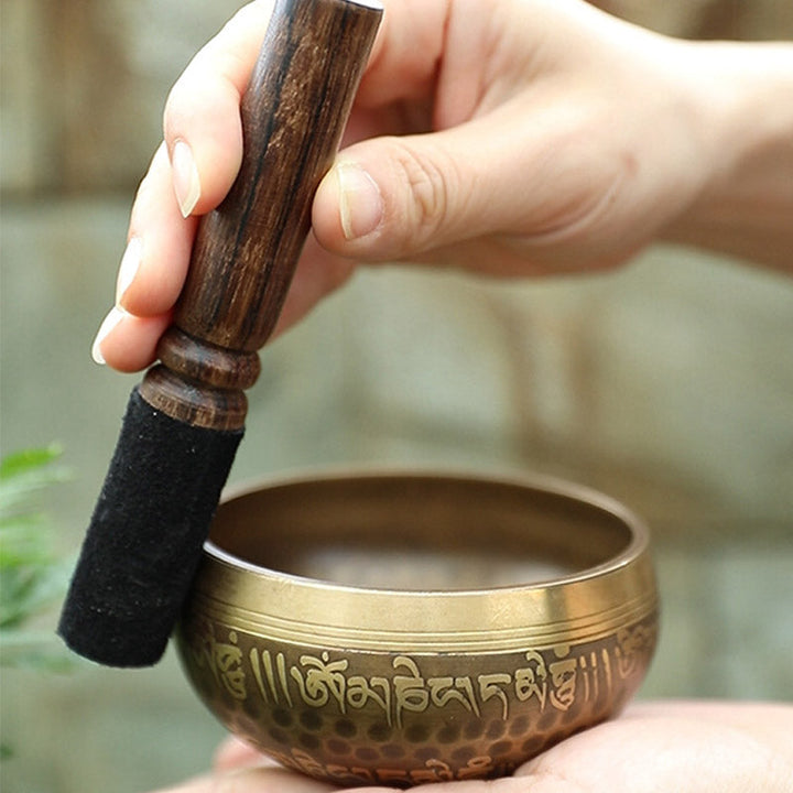 Tibetan Copper Singing Bowl Set — product view 5