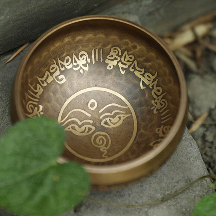 Tibetan Copper Singing Bowl Set — product view 6