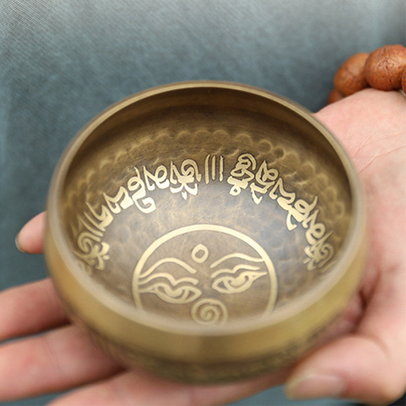 Tibetan Copper Singing Bowl Set — product view 7