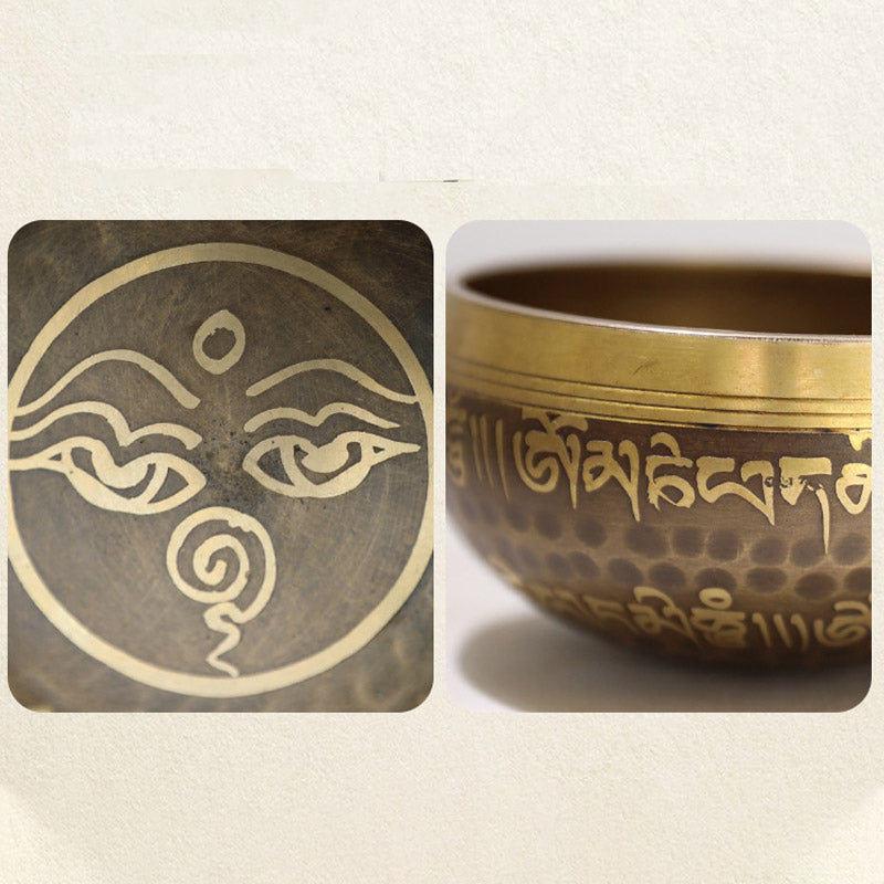 Tibetan Copper Singing Bowl Set — product view 10
