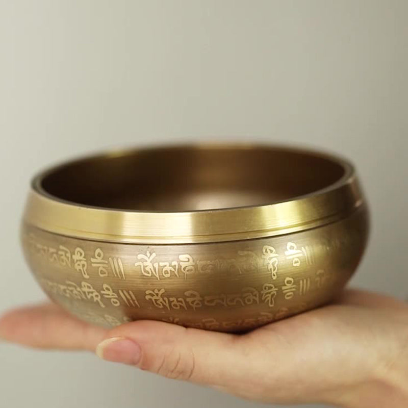 Tibetan Copper Singing Bowl Set — product view 2