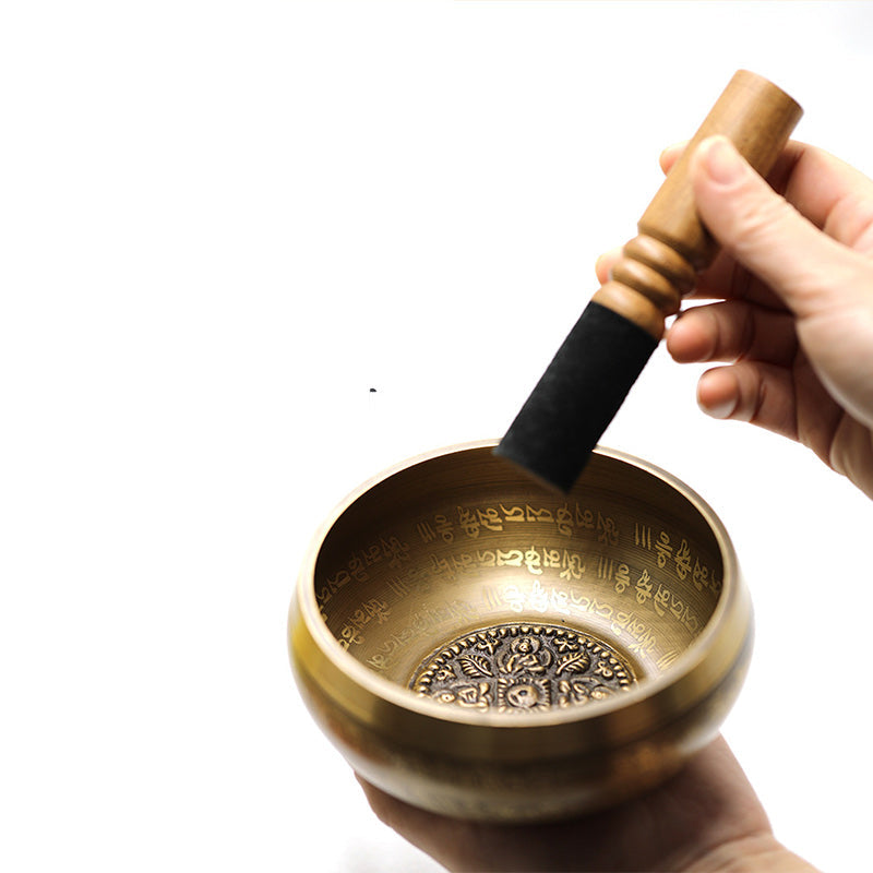 Tibetan Copper Singing Bowl Set — product view 8