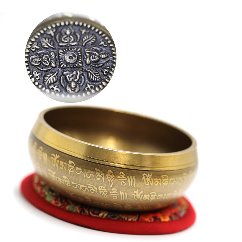 Tibetan Copper Singing Bowl Set — product view 10