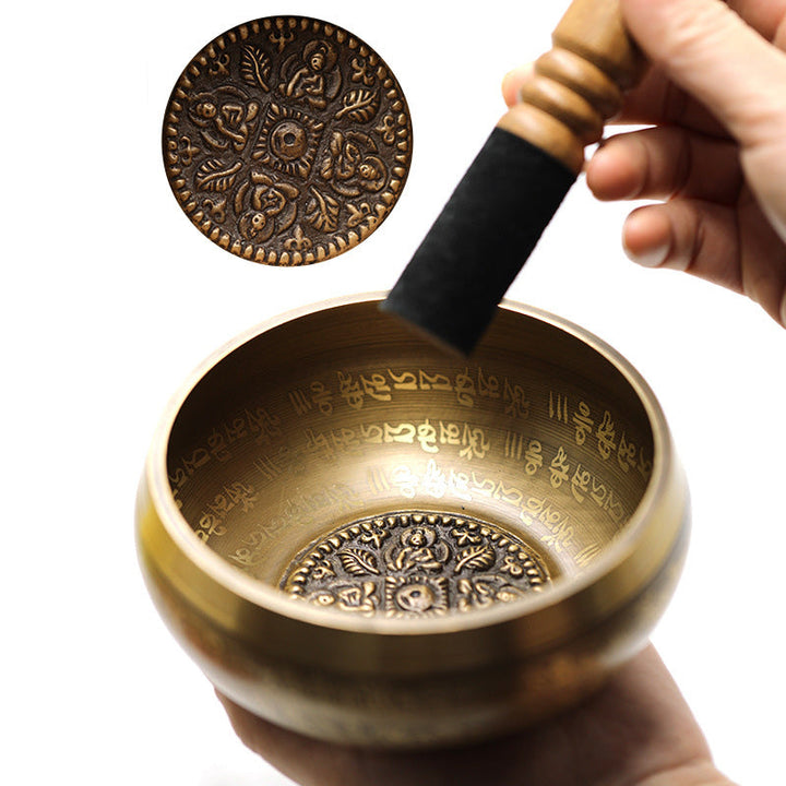 Tibetan Copper Singing Bowl Set — product view 11