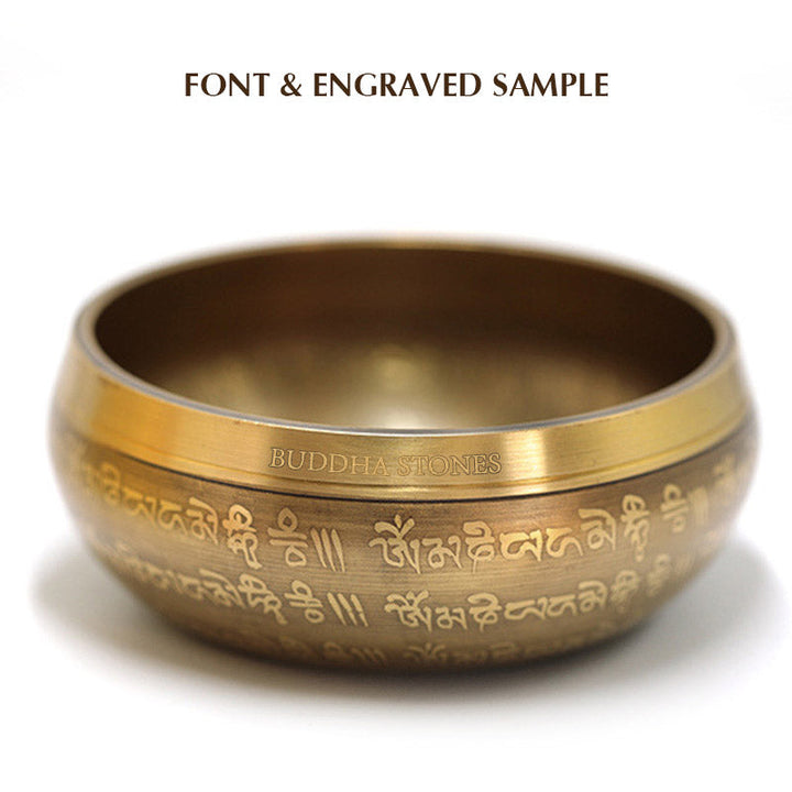 Tibetan Copper Singing Bowl Set — product view 16