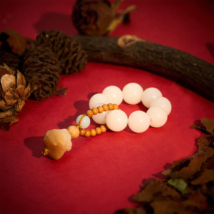 Vajra Seed Charcoal-Grilled Bodhi Lion Pendant Tactile Meditation Beads — product view 9