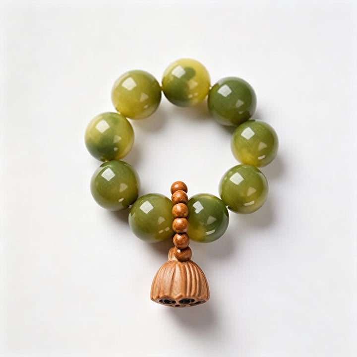 White Bodhi Seed Lotus Pod Beads Tactile Meditation Beads — product view 11