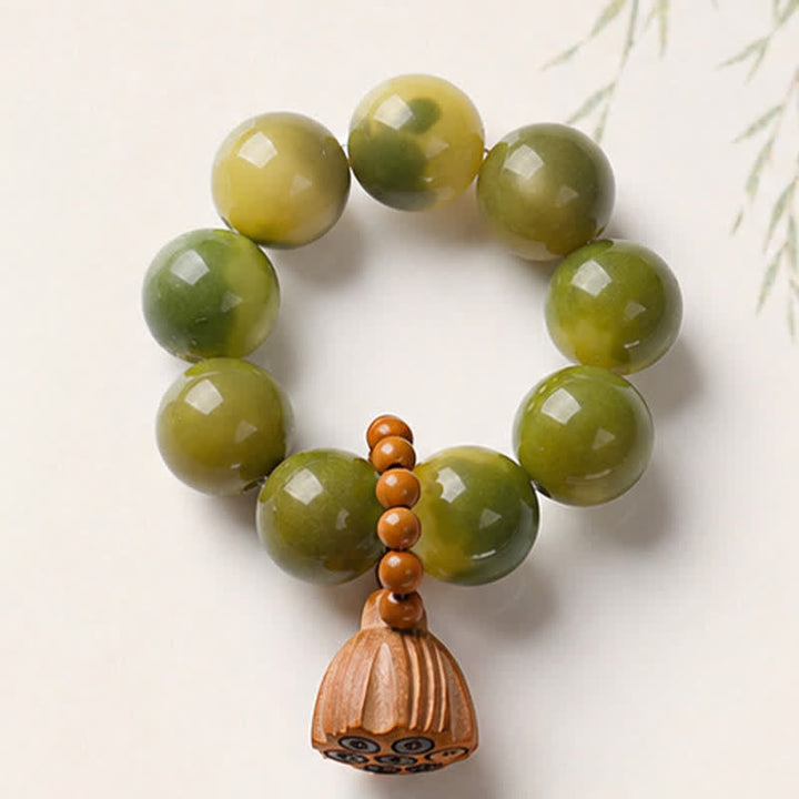 White Bodhi Seed Lotus Pod Beads Tactile Meditation Beads — product view 12
