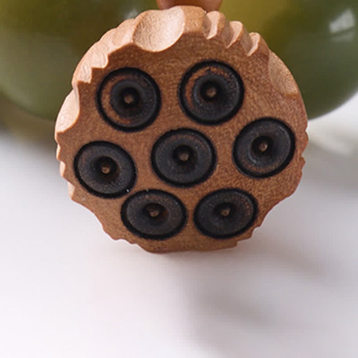 White Bodhi Seed Lotus Pod Beads Tactile Meditation Beads — product view 17