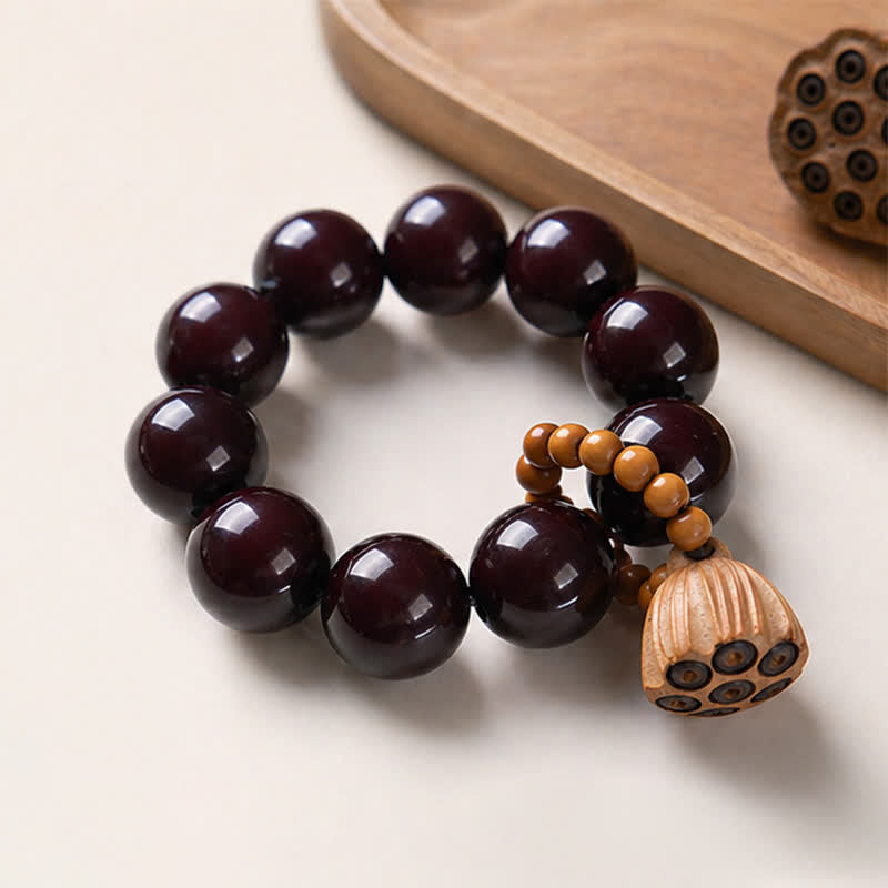 White Bodhi Seed Lotus Pod Beads Tactile Meditation Beads — product view 19