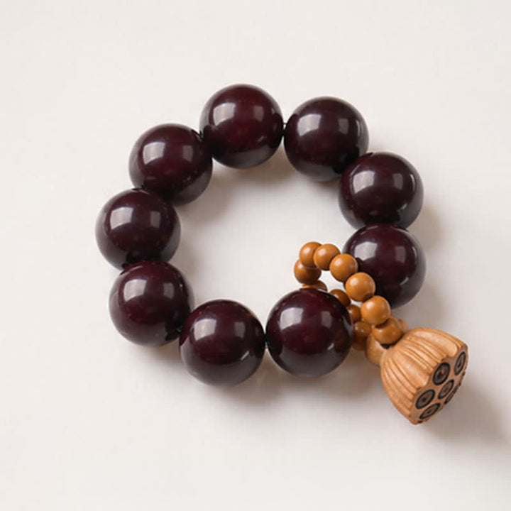 White Bodhi Seed Lotus Pod Beads Tactile Meditation Beads — product view 20